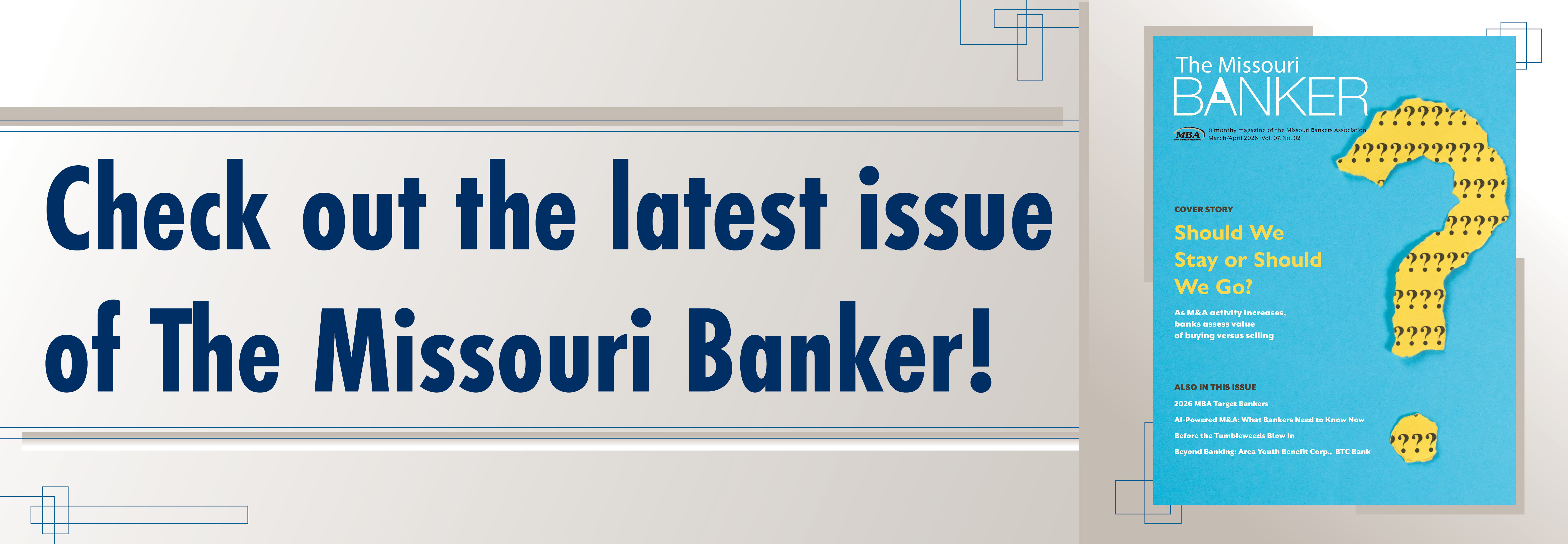 The Missouri Banker - March April 2026